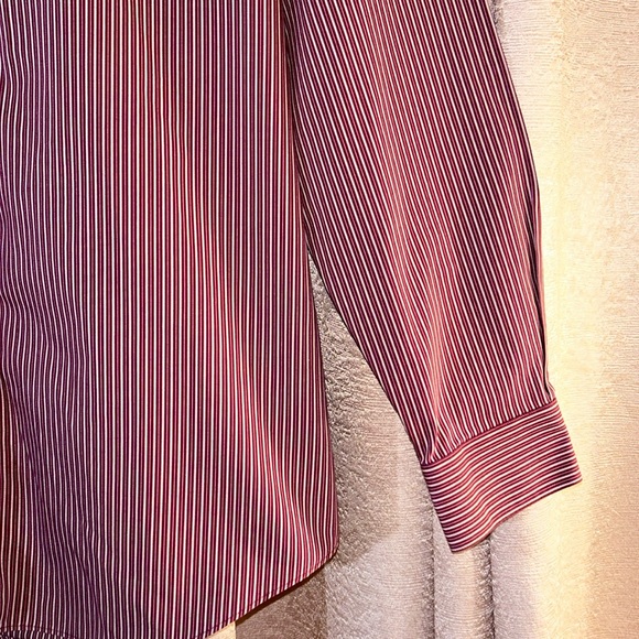 Paul Frederick Size 16 1/2 Slim Fit Non Iron Long Sleeve Button Down Shirt - Picture 3 of 11